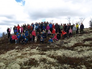 Ved røverhula på Rødvola ca 877moh.